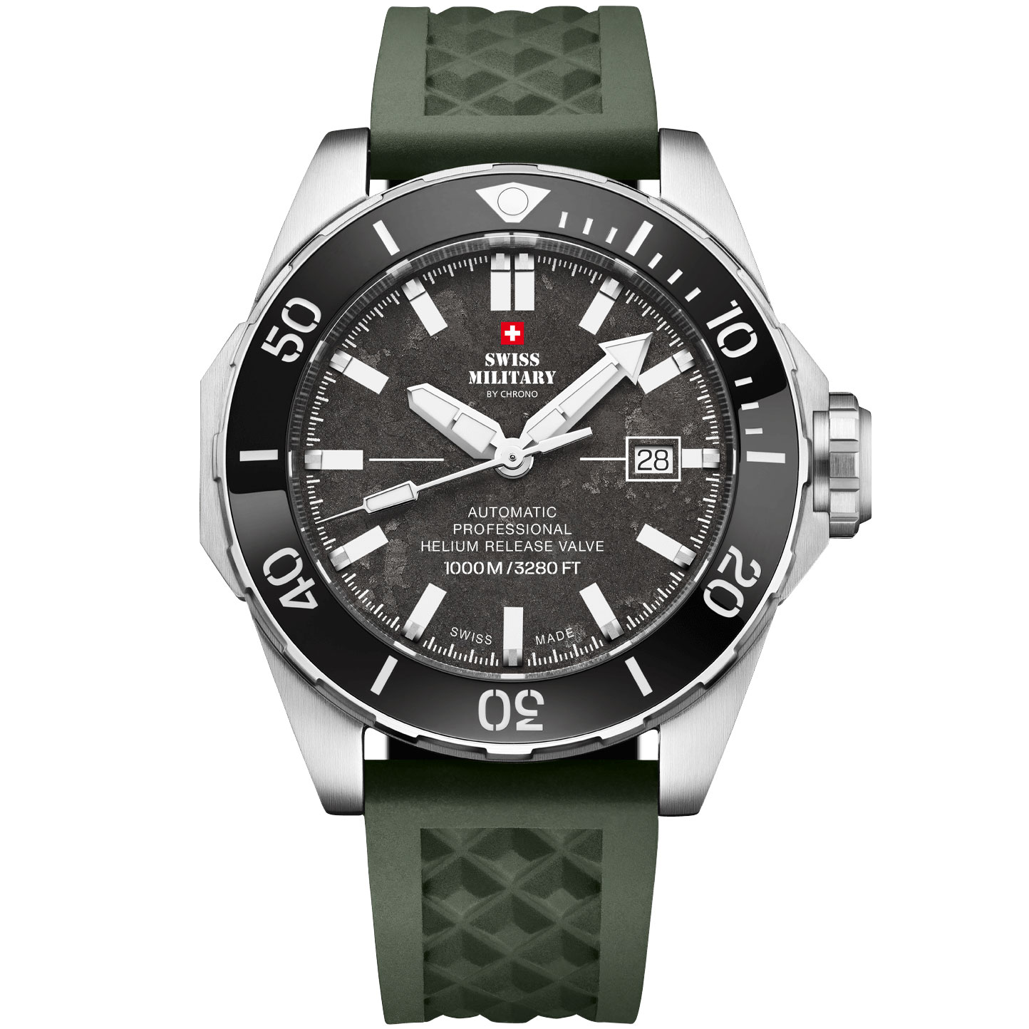 Часы Swiss Military Diver 1000m SMA34092.09